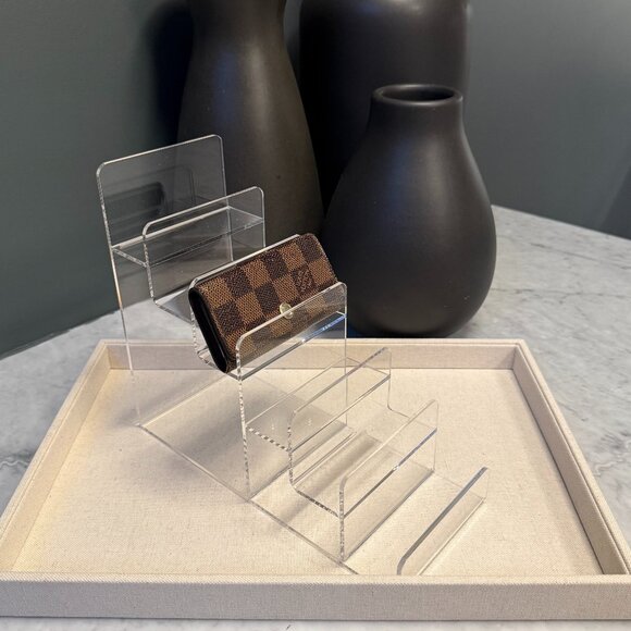 Louis Vuitton Damier Ebene 4 Key Holder - Picture 1 of 8